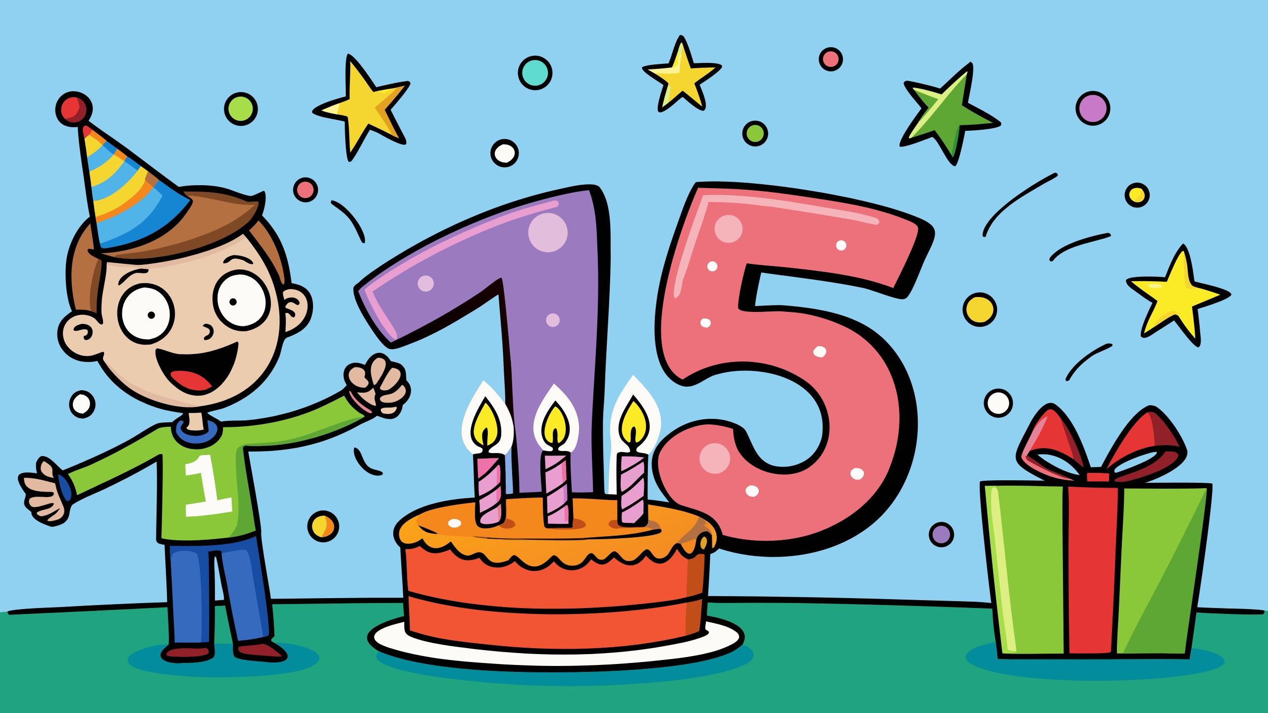 Поздравление с днём рождения 15 лет